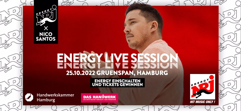 ENERGY LIVE SESSION mit Nico Santos ENERGY LIVE SESSION mit Nico Santos