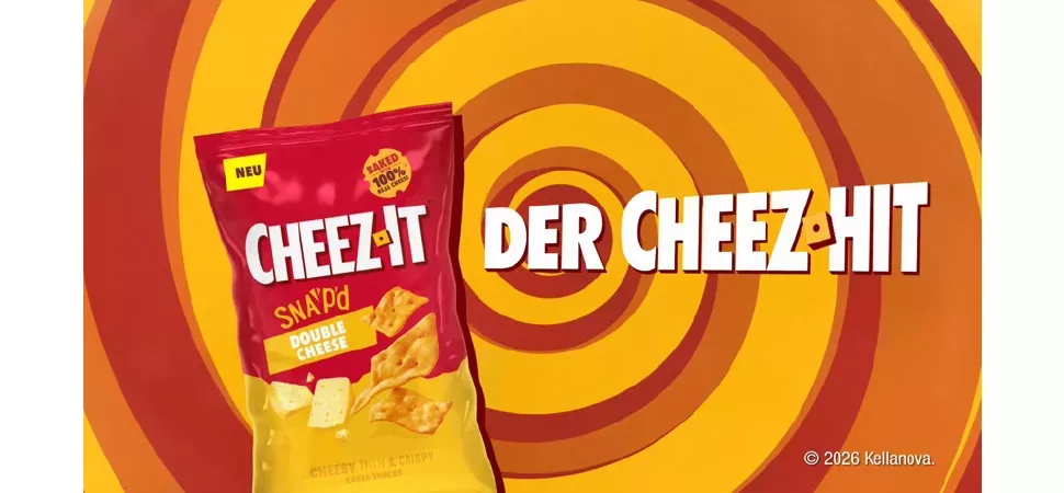 Cheez-It Packung mit Hintergrund