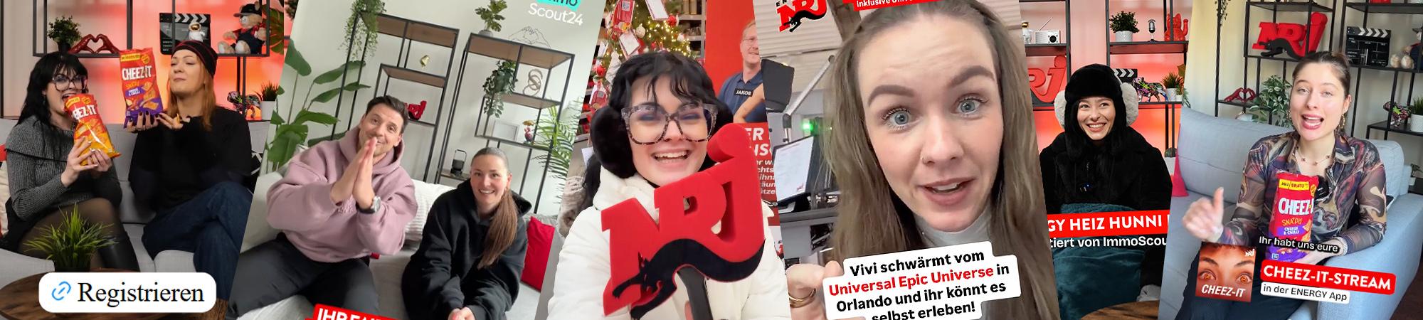 Verschiedene Moderatoren in Story-Videos