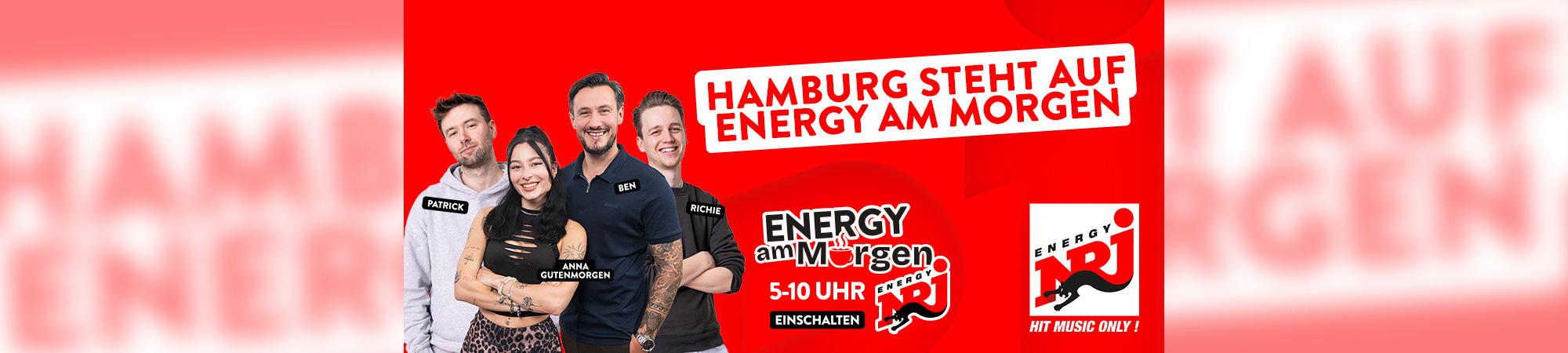 ENERGY am Morgen mit Anna, Ben, Richie und Patrick