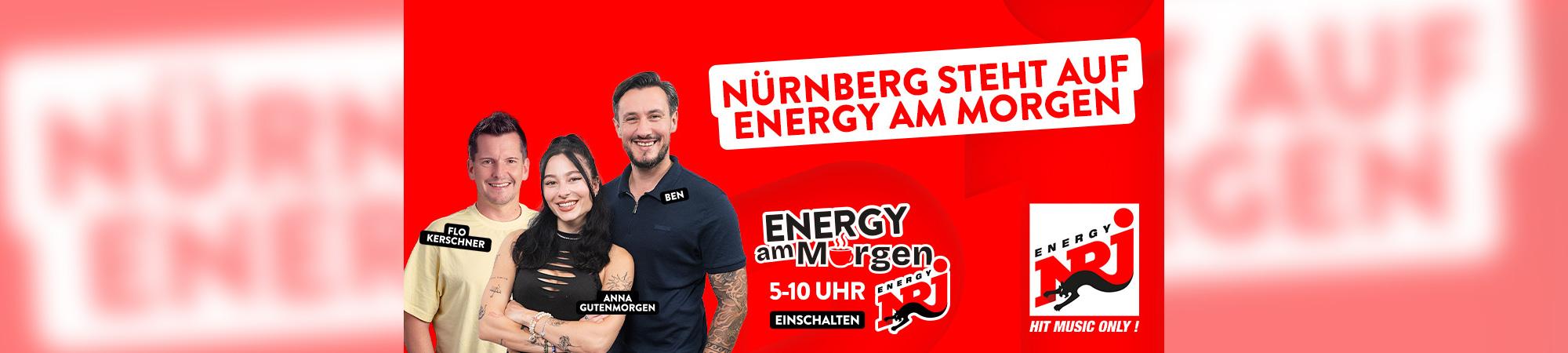 ENERGY am Morgen mit Anna, Ben und Flo Kerschner