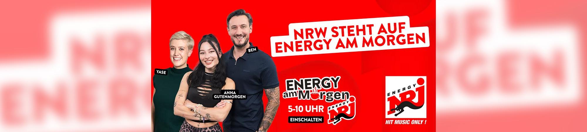 ENERGY am Morgen mit Anna, Ben und Yase