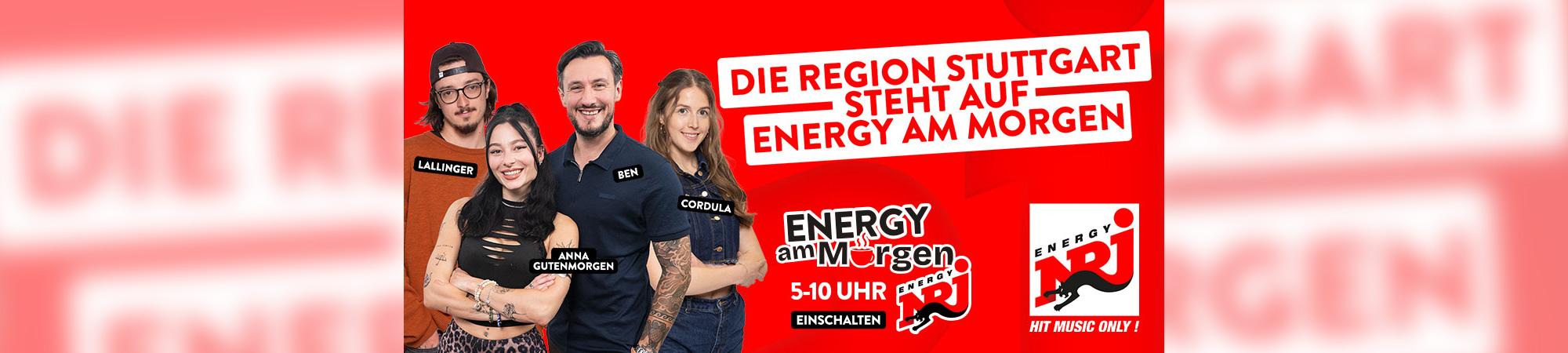 ENERGY am Morgen mit Anna, Ben, Lallinger, Cordula